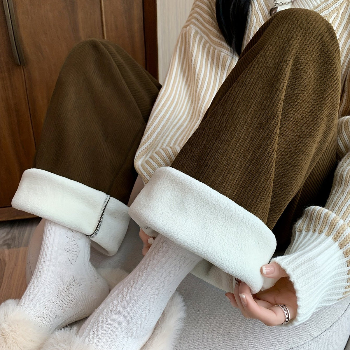 Ruth Cozy Wide-Leg Lounge Pants Women's