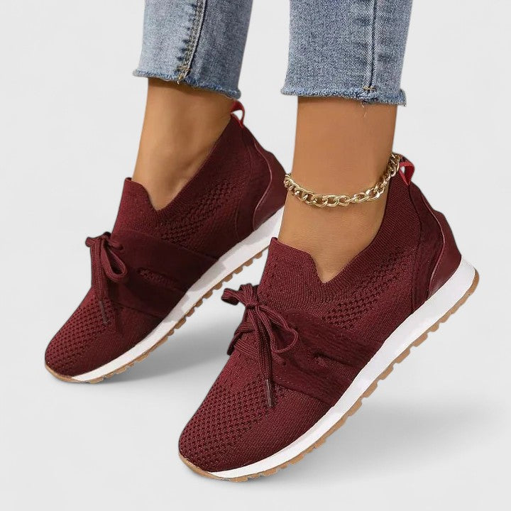Mikhailah Women's Orthopedic Slip-On Sneakers Breathable Non-Slip Sole
