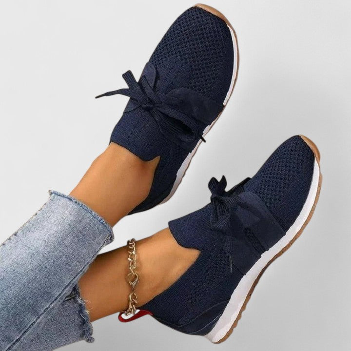 Mikhailah Women's Orthopedic Slip-On Sneakers Breathable Non-Slip Sole