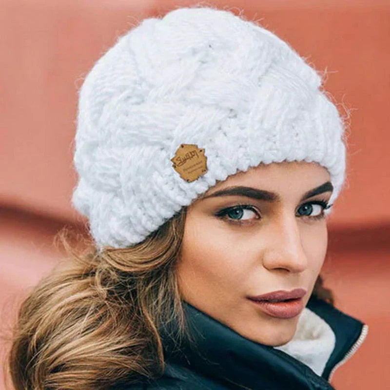 Women Cable Knit Beanie