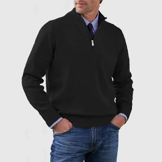 Clarkson New York Phalen Classic Half Zip Sweater
