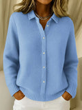 Harper & Wells Harlow Elegant Cozy Knit Button-Front Cardigan