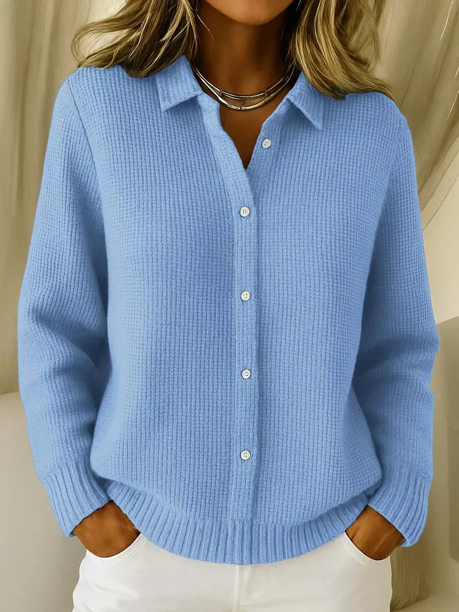 Harper & Wells Harlow Elegant Cozy Knit Button-Front Cardigan