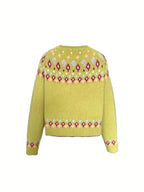 Harper & Wells Esme Nordic Patterned Cardigan Women's