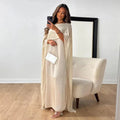The Hills Nashville Lily Women's Wedding Guest Cape Maxi Dress
