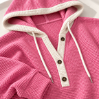Jesse Bell Waffle Henley Unisex