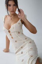 The Hills Nashville Brooklyn Women's Fitted Mermaid Wedding Guest Dress