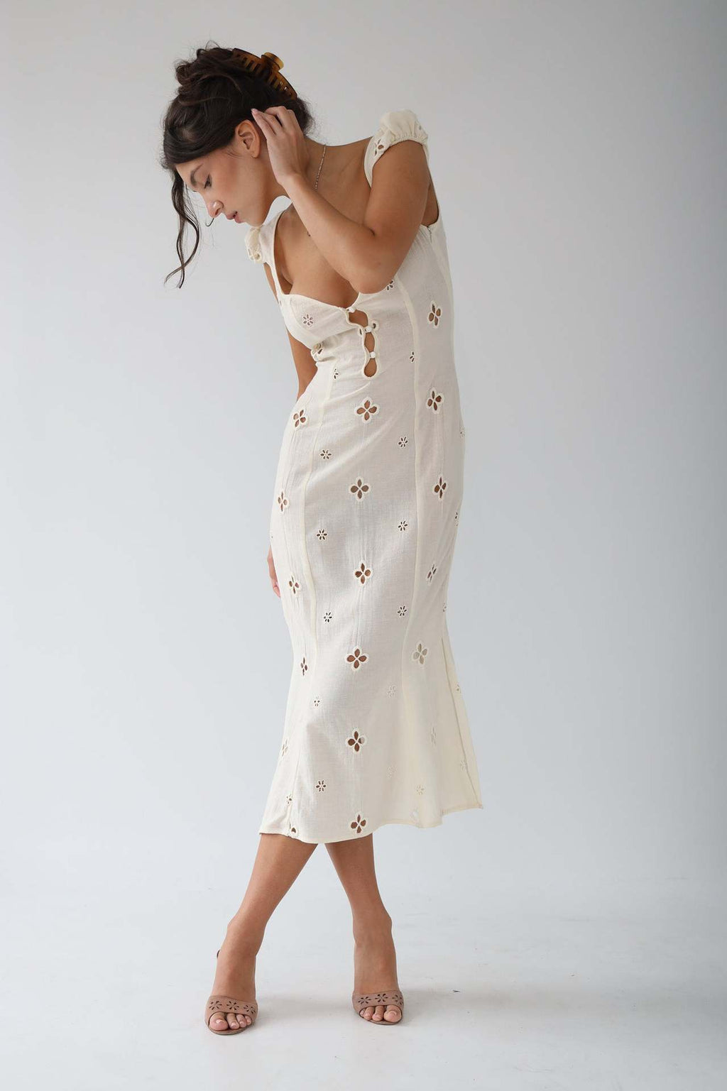 The Hills Nashville Brooklyn Women's Fitted Mermaid Wedding Guest Dress