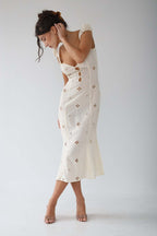 The Hills Nashville Brooklyn Women's Fitted Mermaid Wedding Guest Dress