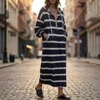 Nolana Half Zip Hoodie Dress Women's