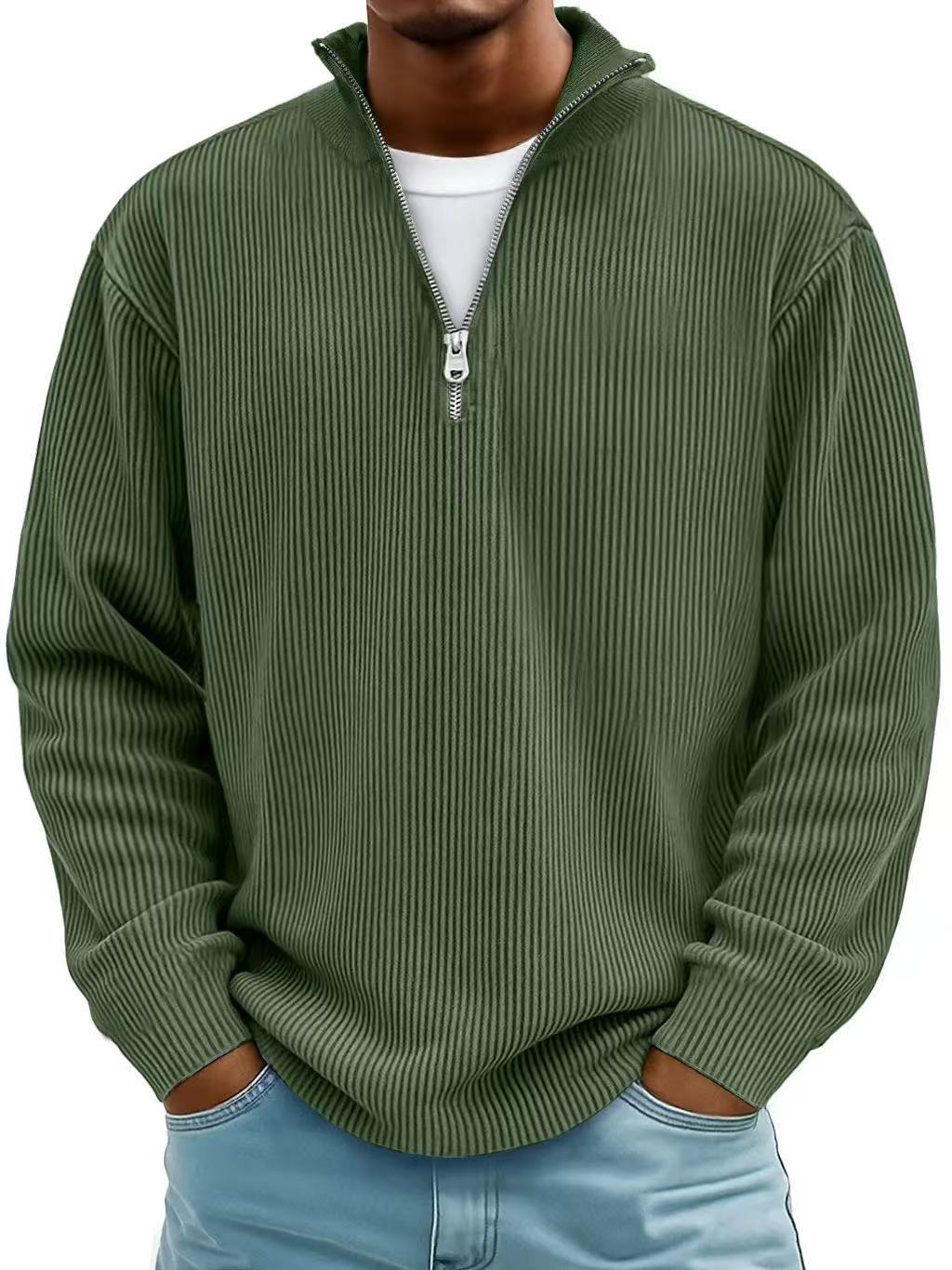 Clarkson New York Calixto Half-Zip Pullover Shape-Retaining Knit