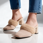 Odette Fur Mules Women's