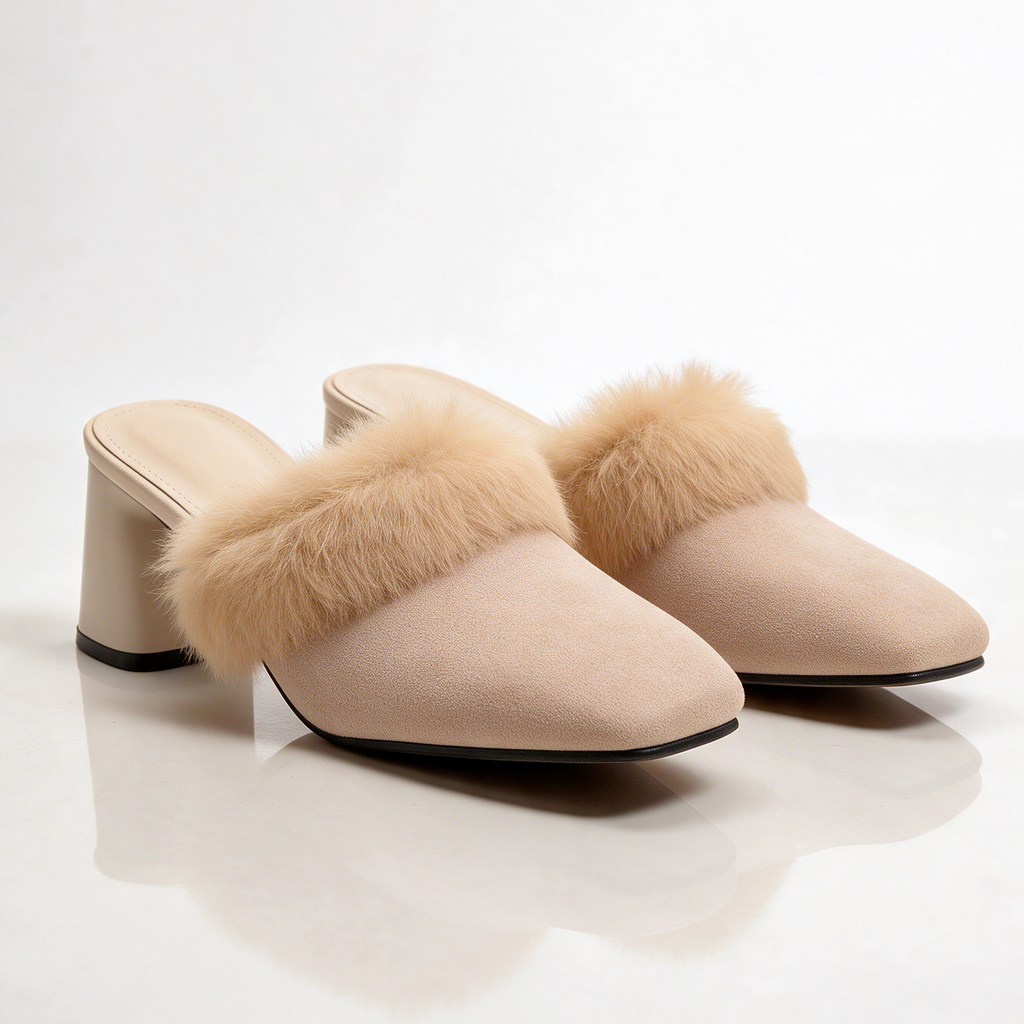 Odette Fur Mules Women's