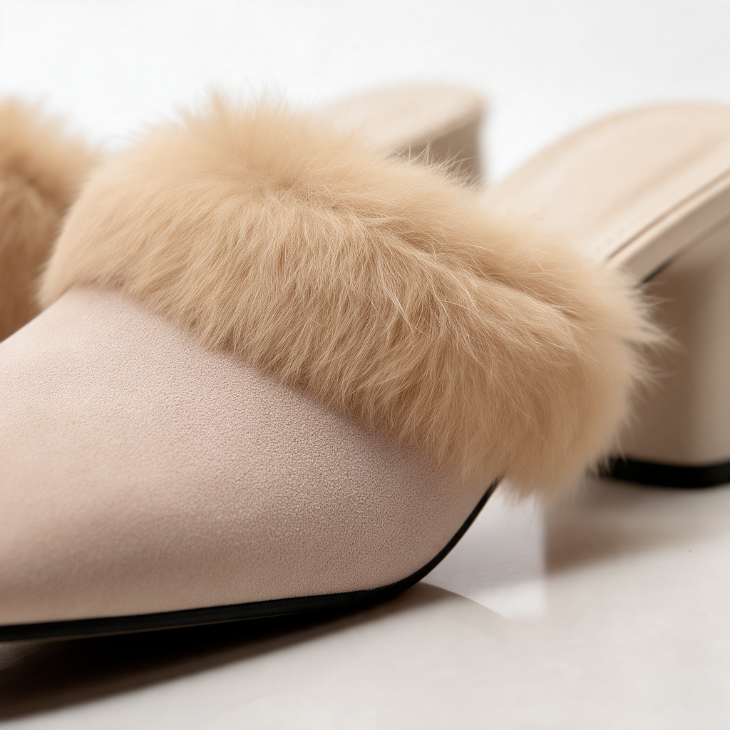 Odette Fur Mules Women's