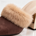 Odette Fur Mules Women's