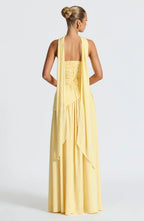 Babyboo Fashion Emily Asymmetric Strapless Maxi Dress