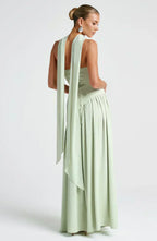 Babyboo Fashion Emily Asymmetric Strapless Maxi Dress
