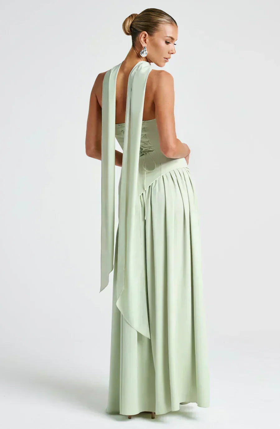 Babyboo Fashion Emily Asymmetric Strapless Maxi Dress