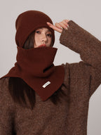 Wool Beanie and Snood Set