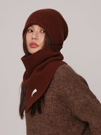 Wool Beanie and Snood Set