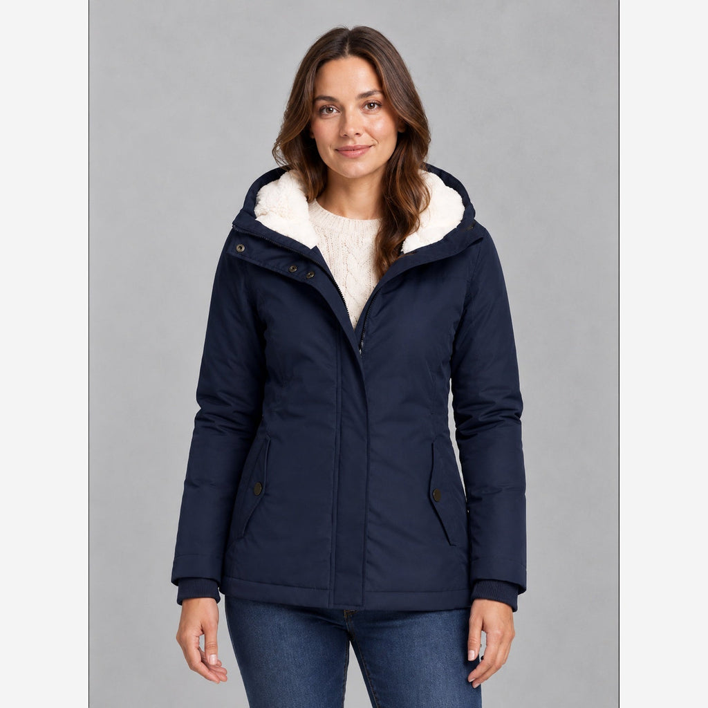 Aveline Longline Waterproof Hooded Fleece Lined Coat Women's