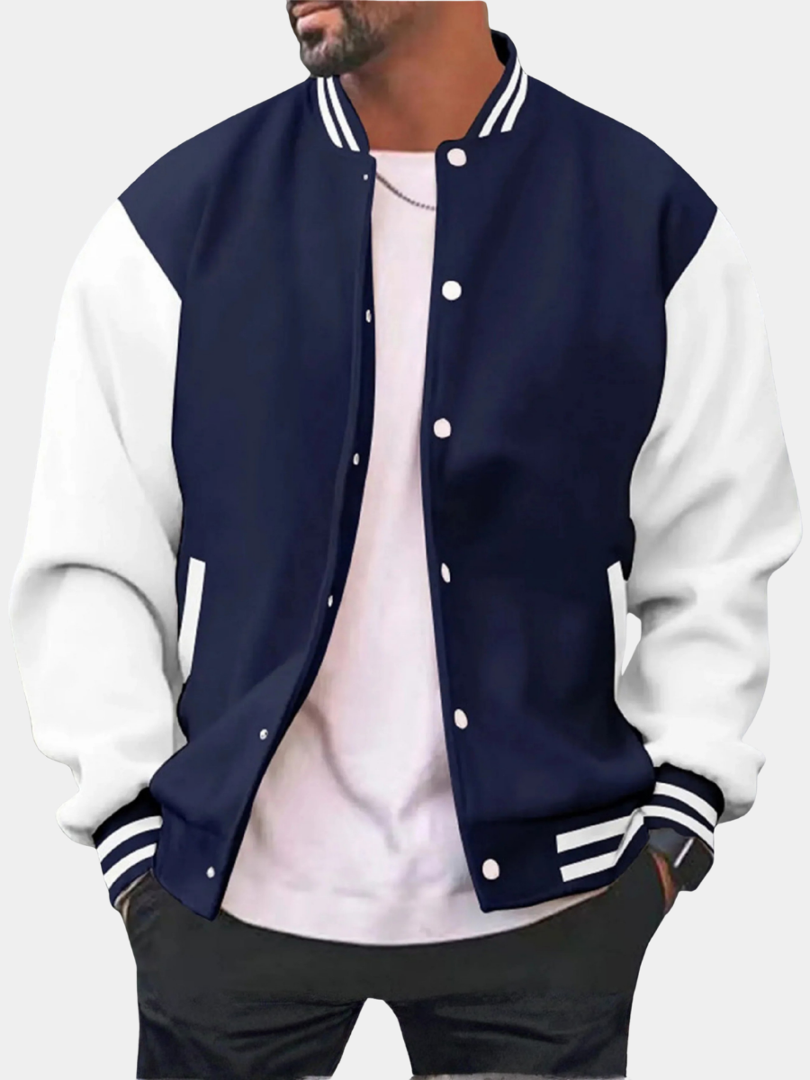 Giorgi Graceful Poised Understated Bomber Jacket Men's
