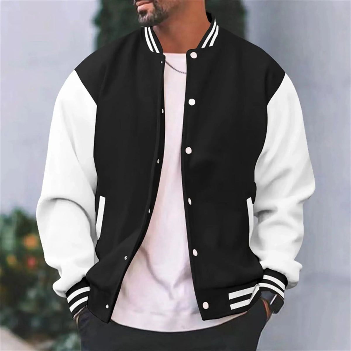 Giorgi Graceful Poised Understated Bomber Jacket Men's