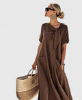 Haven Beck Grazia Summer Elegant Dress Flowing Silhouette for Women