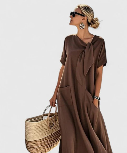 Haven Beck Grazia Summer Elegant Dress Flowing Silhouette for Women