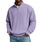 Harlan Ribbed Quarter-Zip Pullover Men's