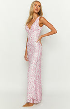 The Hills Nashville Blair Women's Floral Sleeveless Wedding Guest Dress
