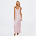 The Hills Nashville Blair Women's Floral Sleeveless Wedding Guest Dress