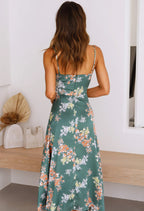The Hills Nashville Faith Women's Printed Maxi Dress Green