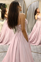 The Hills Nashville Jessica Embellished Maxi Dress Light Pink