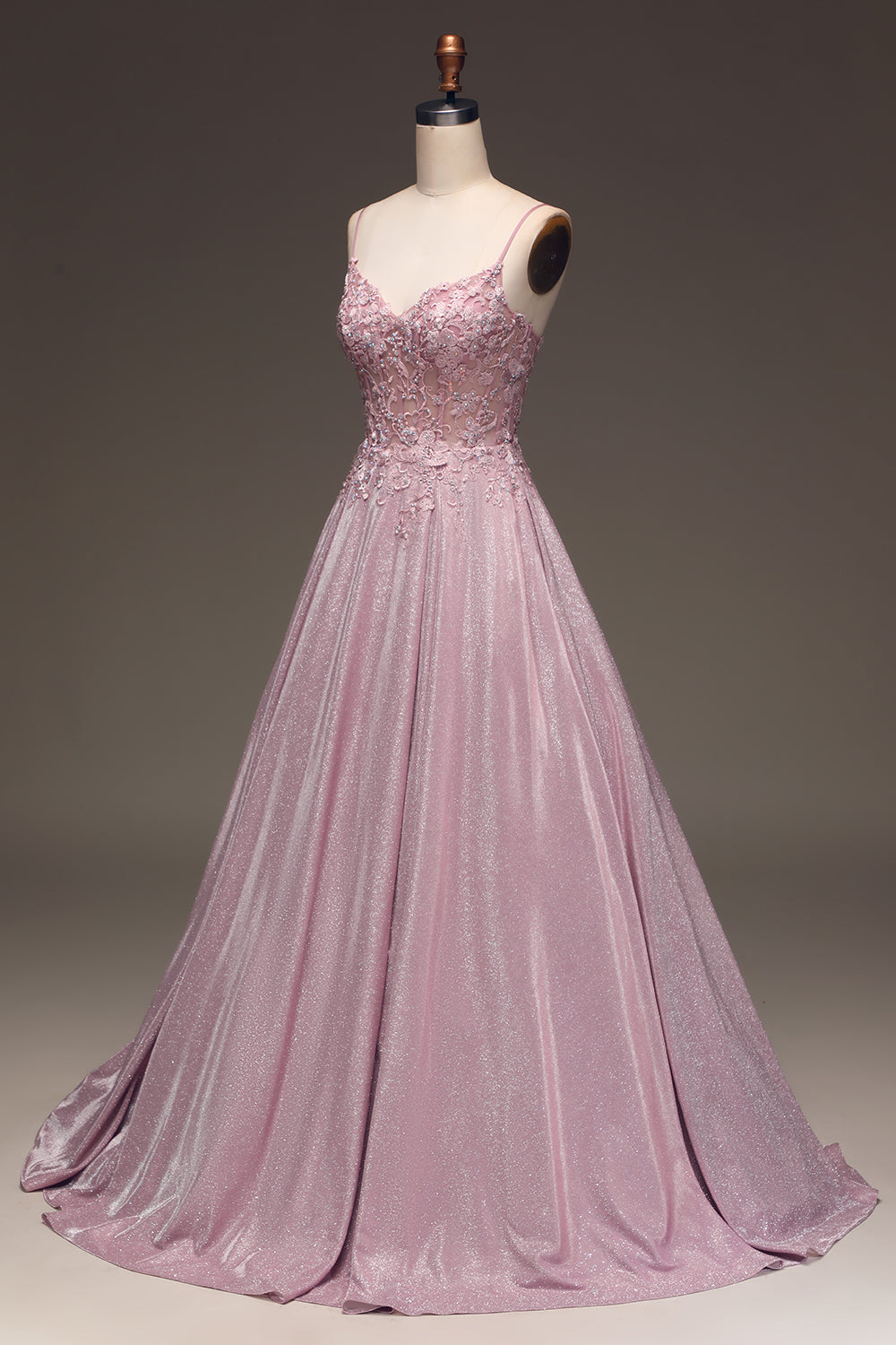 The Hills Nashville Jessica Embellished Maxi Dress Light Pink
